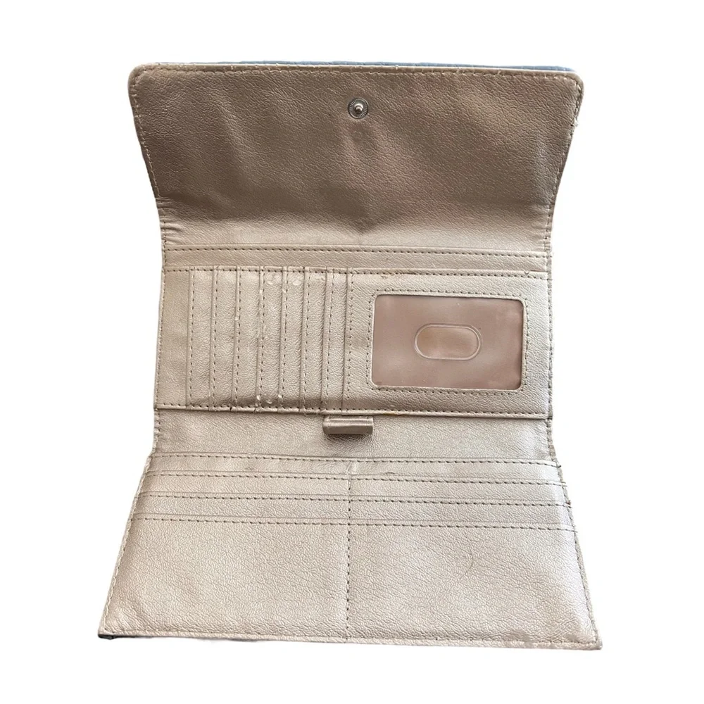 Nine West🦎Snap Closure Leather Wallet🌵
